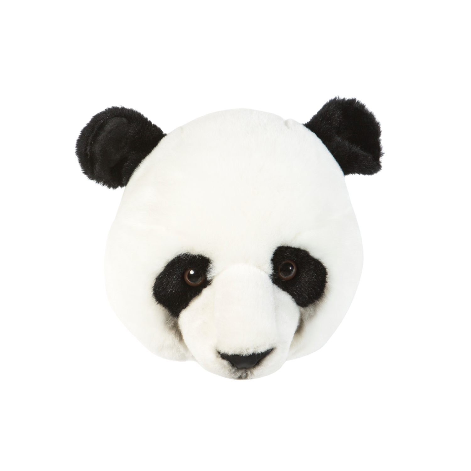 White | URBAN OUTFITTERS | Giant Panda Head Paper Mache Panda Wall Art: Modern Animal Mask, Kids Room  main image 4