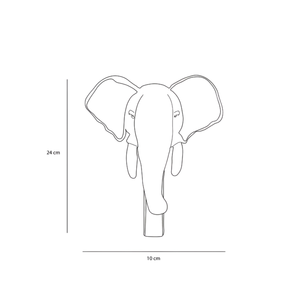 Elephant coat hanger