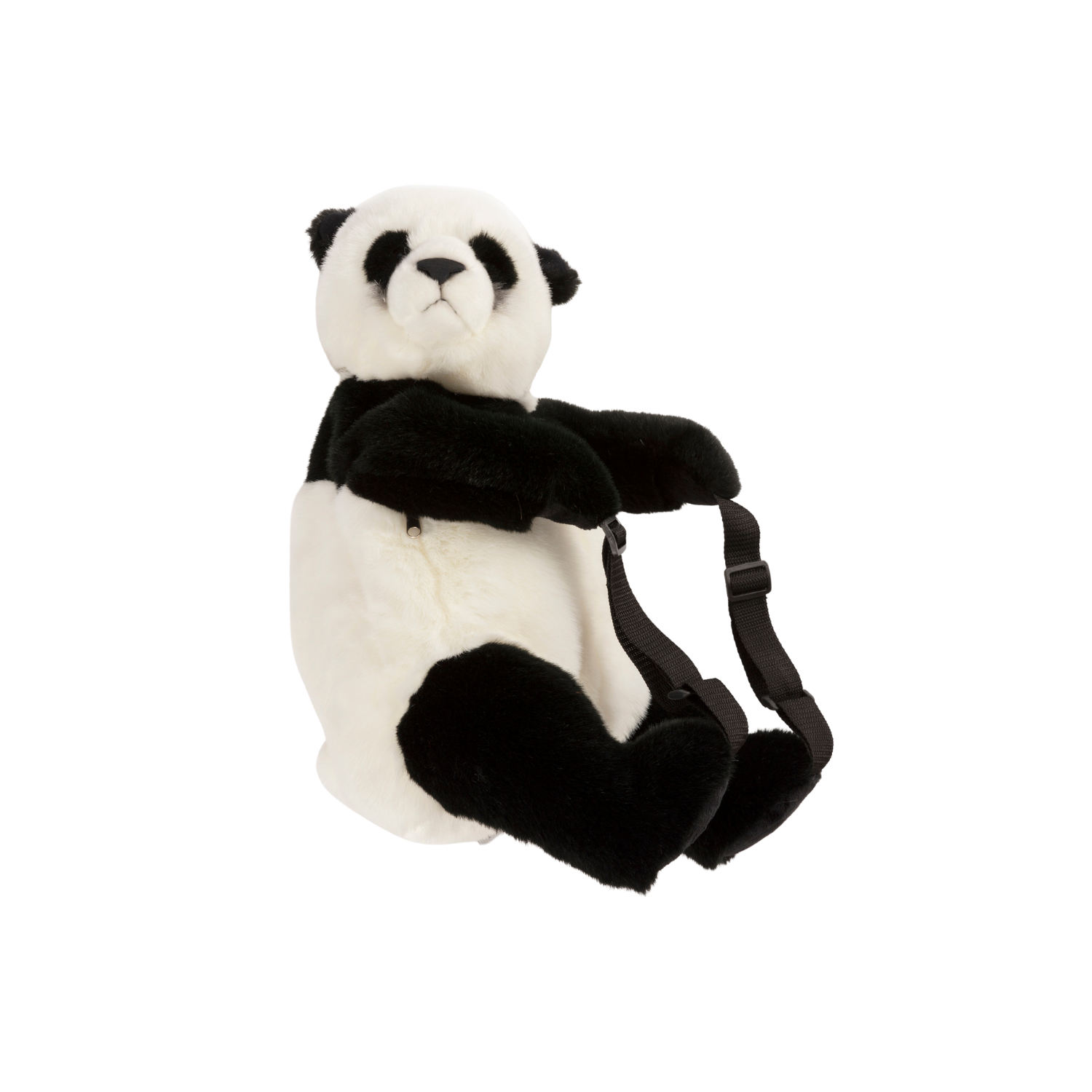 Rucsac copii din plus Wild & Soft Panda vedere din spate cu bretele