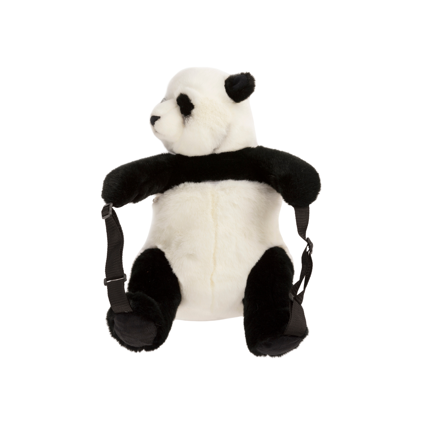 Rucsac copii din plus Wild & Soft Panda detaliu fata panda