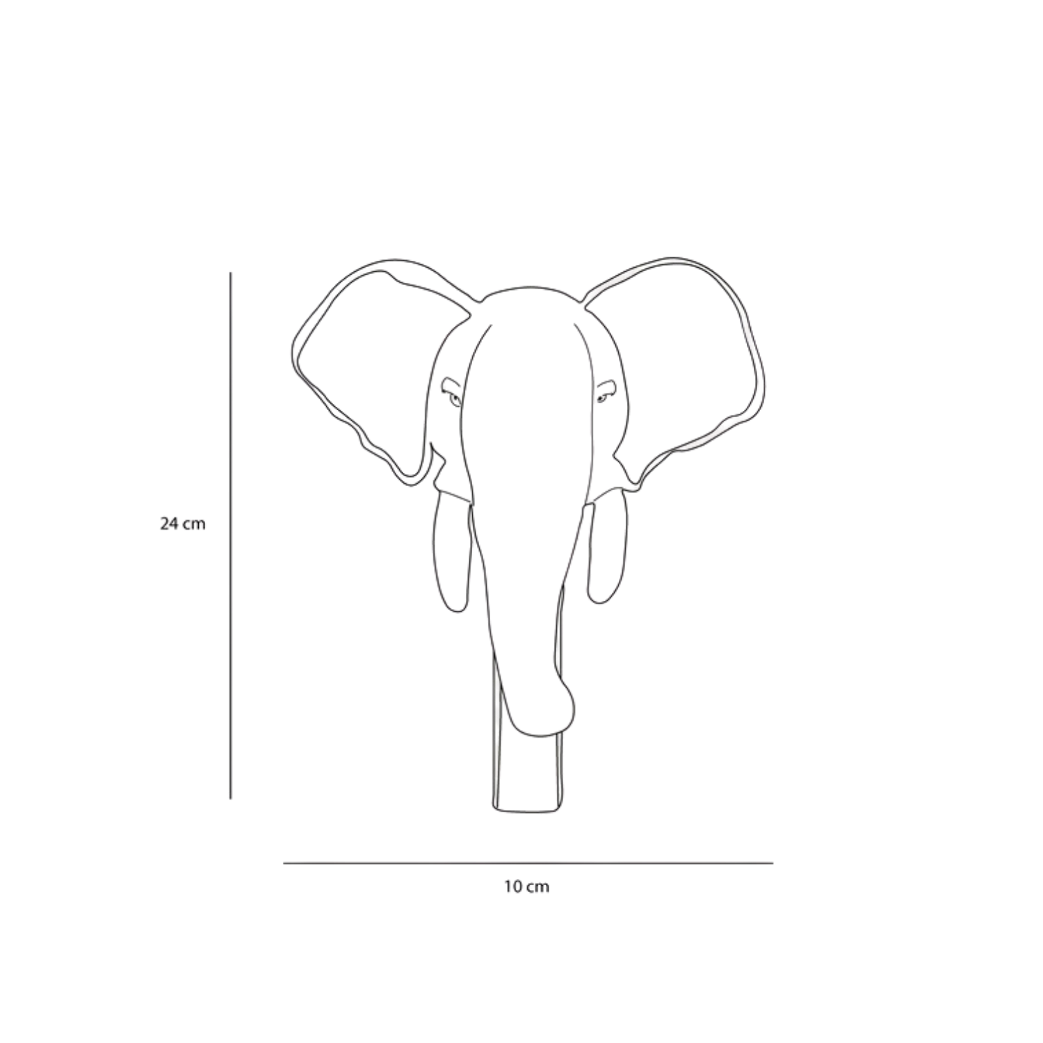 Elephant coat hanger