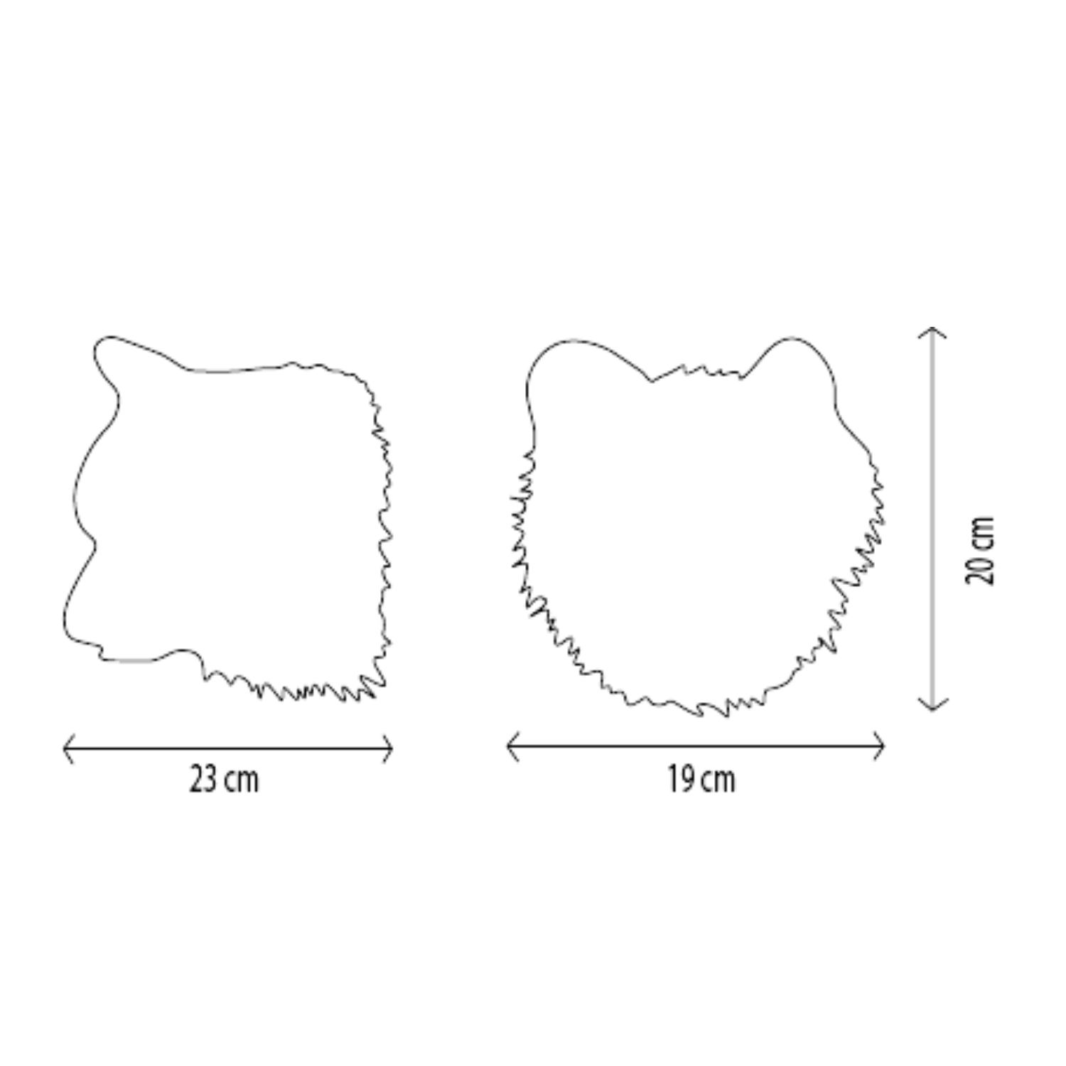 Lucy the White Wolf - Medium Head