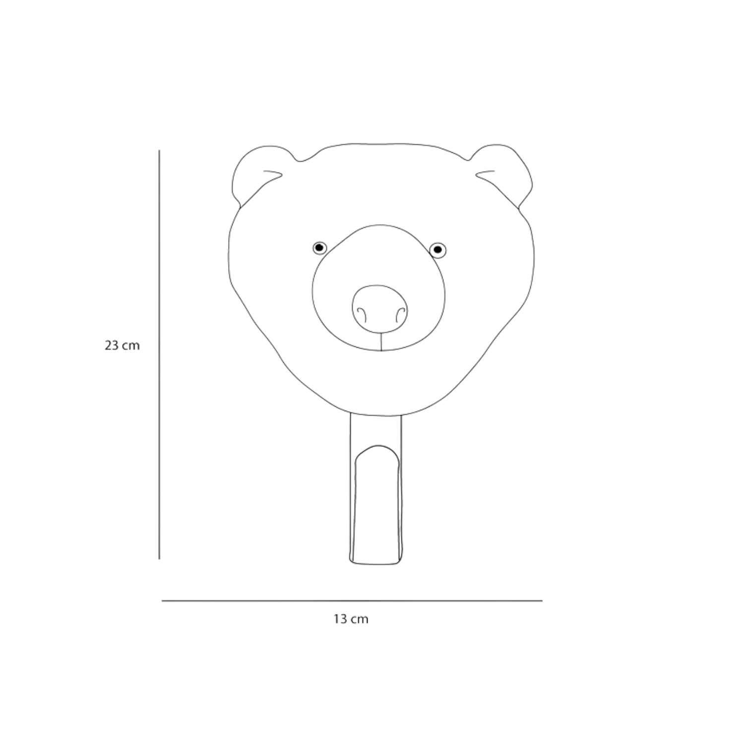 Polar bear coat hanger