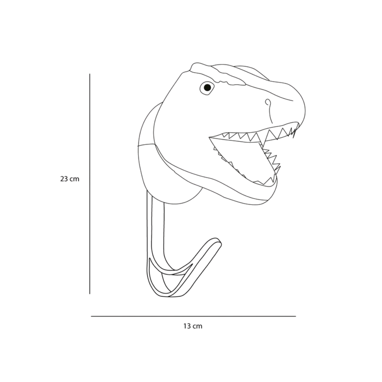 T-rex coat hanger