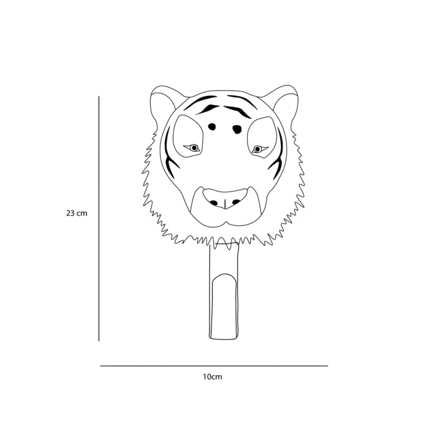 Tiger coat hanger