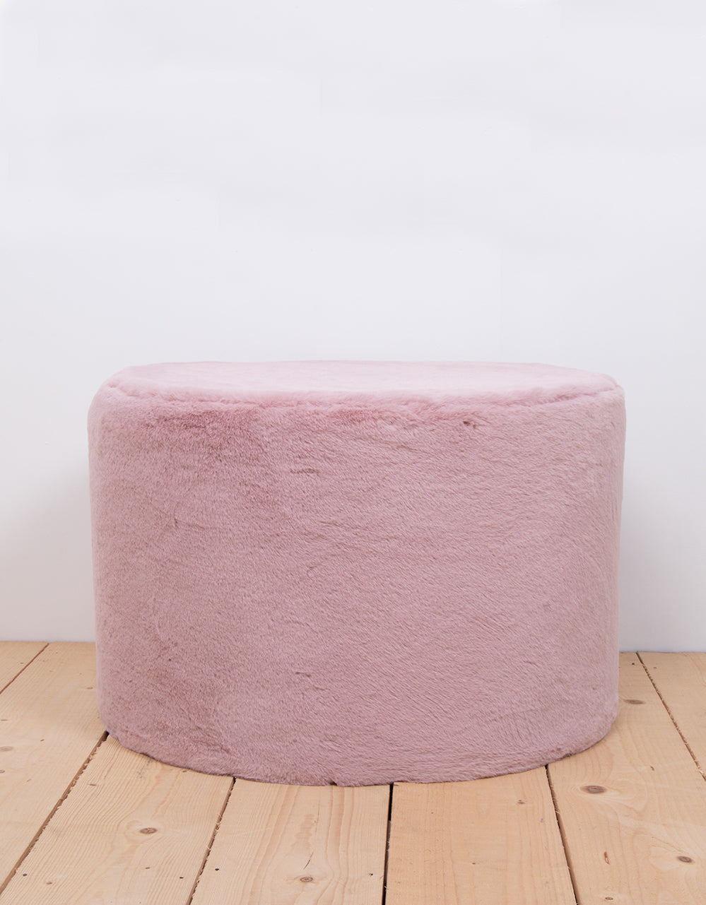 Pouf large dusk rose
